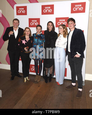 Foto muss Gutgeschrieben © Alpha Presse 079965 07/05/2019 Thomas Howes Rosie Cavaliero Gemma Whelan Suranne Jones und Sophie Rundle Ben Jäger BBC One Gentleman Jack Drücken Sie Start auf Ham Yard Hotel London Stockfoto