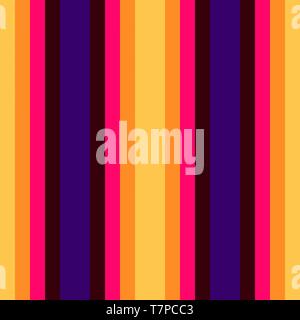Wallpaper pattern vertikale Linien mit dunkel orange, pink und orange Farben. Abstrakt Hintergrund mit Streifen für Tapeten, kreative fash Stockfoto