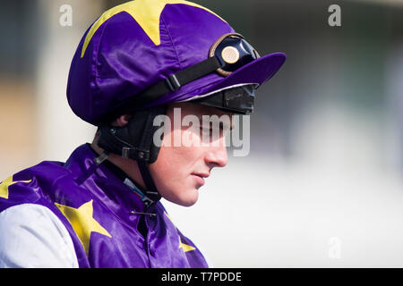 Kelso, Schottland - 8. April: Während der Kelso Rennen Buccleuch Cup Day treffen sich Kelso Pferderennbahn am 8. April 2019 in Kelso, Vereinigtes Königreich. Stockfoto