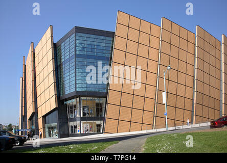 Außenansicht des Drake Circus Einkaufszentrum, Plymouth. Im Jahr 2006 wurde von Chapman Taylor Architekten eröffnet. Stockfoto