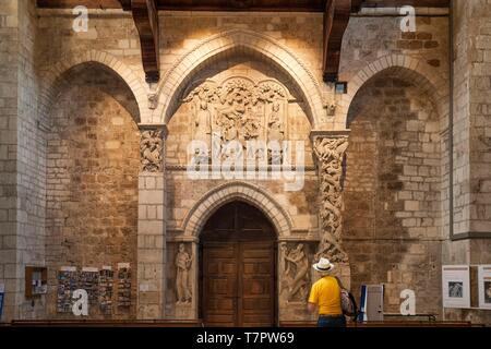 Frankreich, Lot, Souillac, Abteikirche Sainte Marie de Souillac Stockfoto