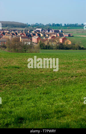 Gehäuse auf der grünen Wiese Stockfoto