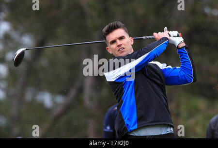 Gaz Beadle während der pro-am der Betfred britischen Meister im Hillside Golf Club, Southport. Stockfoto