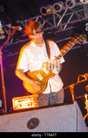 Stephen Malkmus und Jinx im Reading Festival 2001 durchführen Stockfoto