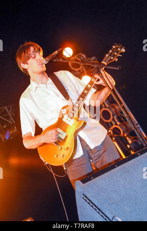 Stephen Malkmus und Jinx im Reading Festival 2001 durchführen Stockfoto