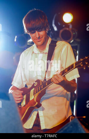 Stephen Malkmus und Jinx im Reading Festival 2001 durchführen Stockfoto