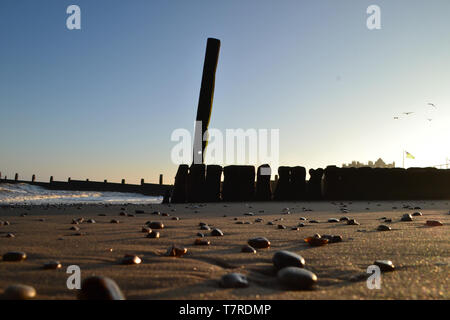 Golden Beach, Southwold, Suffolk Stockfoto