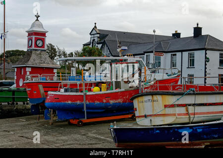 Valentia Island (irisch: Dairbhre, was bedeutet, dass "Die Eiche") ist eines der Westlichsten Irlands Punkte. Es liegt abseits der Iveragh Halbinsel im Südwesten Stockfoto