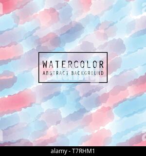 Vektor nahtlose Muster mit Aquarell Streifen Stock Vektor