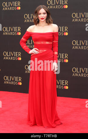 Olivier Awards 2019 in der Royal Albert Hall - Ankunft mit: Katherine McPhee Wo: London, Vereinigtes Königreich, wenn: 07 Apr 2019 Credit: Mario Mitsis/WENN.com gehalten Stockfoto