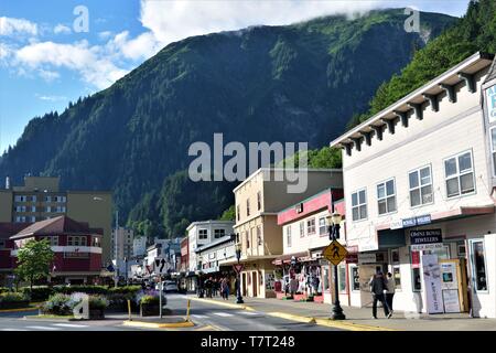 Stadt Szenen in Juneau Stockfoto