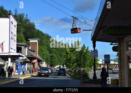 Stadt Szenen in Juneau Stockfoto