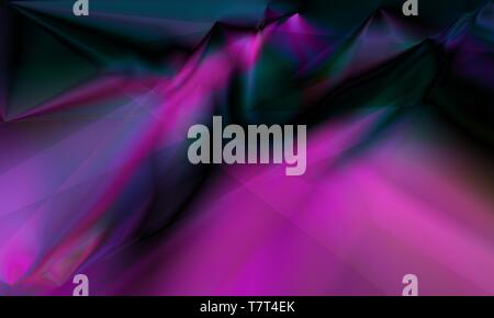 Abstrakte farbenfrohe Hintergrund. Glänzende Tapeten verwischt. Moderne Tapeten Art Neon farbe Digital Papier. Abstrakte lebendige Kunst digitale Dekor Blatt. Stockfoto