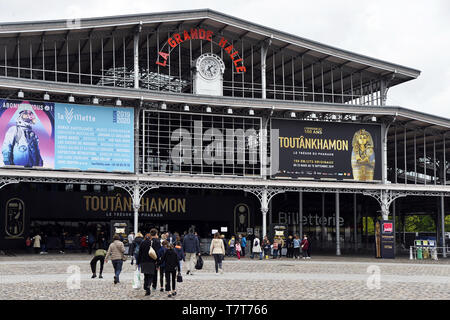 2019 Toutankhamon Ausstellung in Paris La Villette - Frankreich Stockfoto