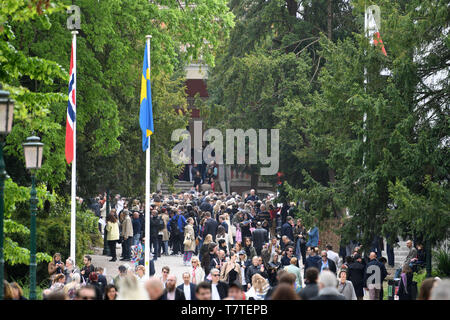 Venedig, Italien. 08 Mai, 2019. Viele Besucher kann vor der Eröffnung der Kunstbiennale Venedig an der pre gesehen werden - Eröffnung 2019 im Park Giardini. Die internationale Kunstausstellung beginnt am 11.05.2019 und endet am 24.11.2019. Quelle: dpa Picture alliance/Alamy leben Nachrichten Stockfoto