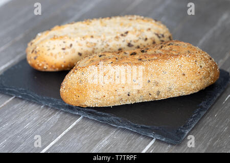 Bagel Saatgut und Getreide Stockfoto