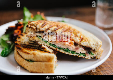 Gegrillter Käse Panini Stockfoto