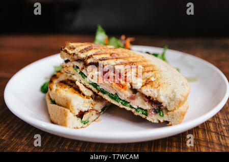 Gegrillter Käse Panini Stockfoto