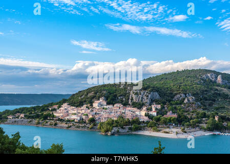 Dorf von Bauduen im Süden Frankreichs Stockfoto