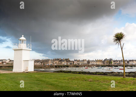 Leuchtturm von Barfleur, Frankreich, Calvados (50) Stockfoto