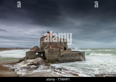 Fort von Wimereux, Frankreich, Ile de France, Côte d'Opale Stockfoto