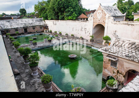 Indonesien, Java, Jakarta, Yogyakarta, Kraton Palace, das Wasserschloss (Tamansari) Stockfoto