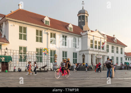 Indonesien, Java, Jakarta, alte City Downtown (Kota), Jakarta History Museum in Taman Fatahillah, Stockfoto