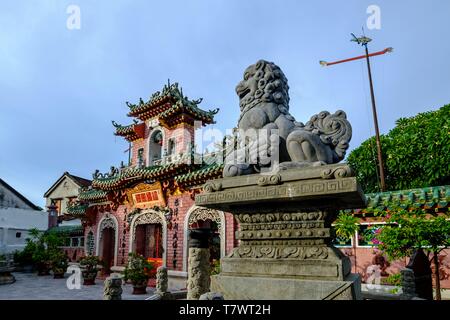 Vietnam, Quang Nam Provinz, Hoi An, Altstadt, die zum Weltkulturerbe der UNESCO, Phuoc Kien Pagode oder Chinesen aus Fujian Aula, 1697 erbaut Stockfoto