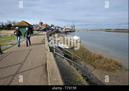 River Front in Maldon Essex England Stockfoto