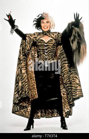 101 DALMATIONS 1996 Walt Disney Pictures Film mit Glenn Close als Cruella DeVil Stockfoto