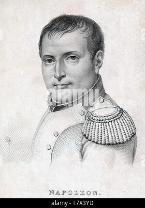 NAPOLEON BONAPARTE (1769-1821), französischer Heerführer und Staatsmann über 1812 Stockfoto