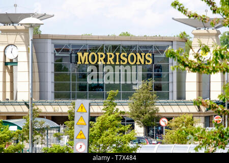Um Cribbs Causeway Einkaufszentrum, in der Nähe von Bristol UK Morrisons store Stockfoto