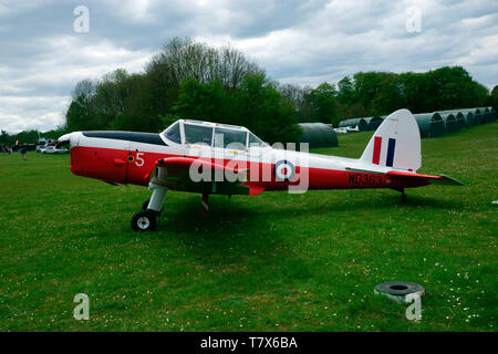 DH CHIPMUNK T.22WD363 (G-BCIH) Popham Flugplatz Stockfoto