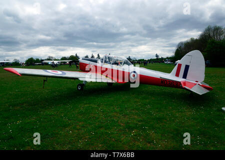 DH CHIPMUNK T.22WD363 (G-BCIH) Popham Flugplatz Stockfoto