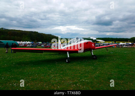 DH CHIPMUNK T.22WD363 (G-BCIH) Popham Flugplatz Stockfoto