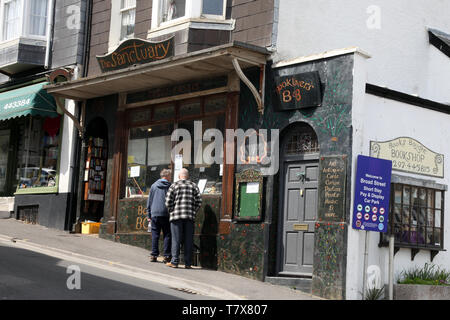 Lyme Regis, Dorset - das Schongebiet Book Shop, booklovers Bed and Breakfast, 2019 Stockfoto