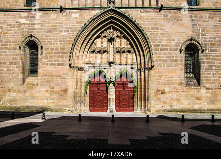 Cahors Dom ist eine katholische Kirche in der Stadt von Cahors, Royal, Frankreich. Portal. Stockfoto