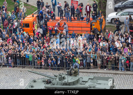 Siegesparade in Moskau am 9. Mai 2019 Stockfoto