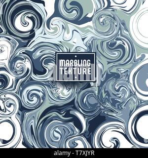 Abstrakte Marmor Hintergründe, Vektor Tinte Textur. Stock Vektor