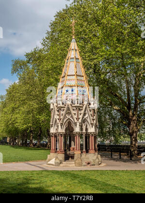 Buxton Memorial Fountain, von Charles Buxton und Samuel Sanders Teulon, feiert die Emanzipation der Sklaven in das Britische Empire 1834, Victoria Stockfoto