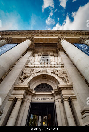 Tate Britain Kunstgalerie, Millbank, Westminster, London, Großbritannien. Stockfoto