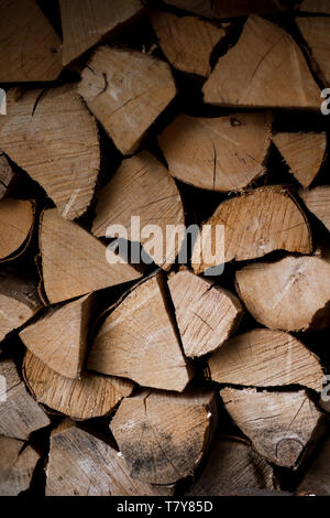 Cool aussehende Brennholz, die als Hintergrund oder Tapete verwendet werden können. Stockfoto