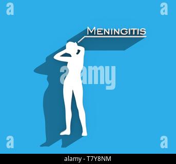 Gesundheit und Schmerzen Konzept Stockfoto