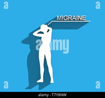 Gesundheit und Schmerzen Konzept Stockfoto