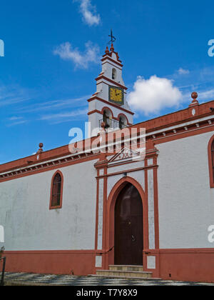 Dorfkirche von Corteconcepción, Sierra de Aracena, Heulva Provinz, Andalusien, Spanien Stockfoto