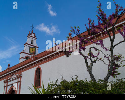 Dorfkirche von Corteconcepción, Sierra de Aracena, Heulva Provinz, Andalusien, Spanien Stockfoto