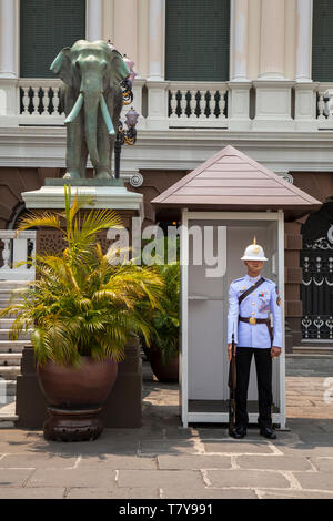 Scots Guards in den Königlichen Palast, Bangkok, Thailand Stockfoto