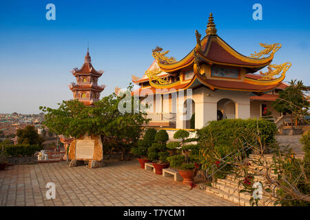 Chua Ngu Tu Buu Son Pagode, in der Nähe von Phan Thiet, Binh Thuan, Vietnam, Asien Stockfoto