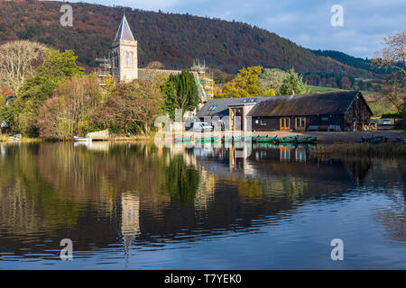 Tyndrum Fischerei auf See von Menteith in die Trossachs, Schottland, Großbritannien Stockfoto