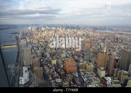 Skyline von New York City Stockfoto